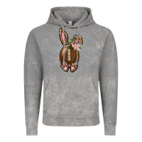 Cloud Rock American Football Easter Bunny Vintage Hoodie - BundleAndBundleShop