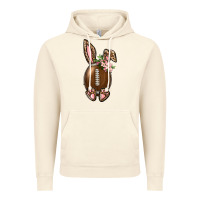 Vintage Artic American Football Easter Bunny Vintage Hoodie - BundleAndBundleShop