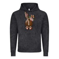 Vintage Black American Football Easter Bunny Vintage Hoodie - BundleAndBundleShop