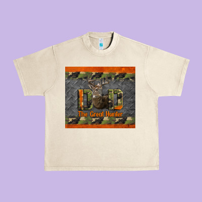 Western Dad The Great Hunter Urban Heavy Tee Designed By Lillyallendesigns
