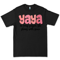 Black yaya in every season, she shines with grace Premium Tee - MaliasSmallBusiness