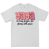 Dove Grey yaya in every season, she shines with grace Premium Tee - MaliasSmallBusiness
