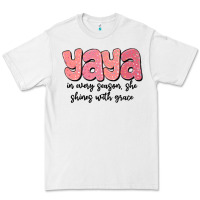 White yaya in every season, she shines with grace Premium Tee - MaliasSmallBusiness