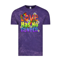 Cloud Purple Love Has No Gender Pride Lgbtq Vintage Tee - BundleAndBundleShop