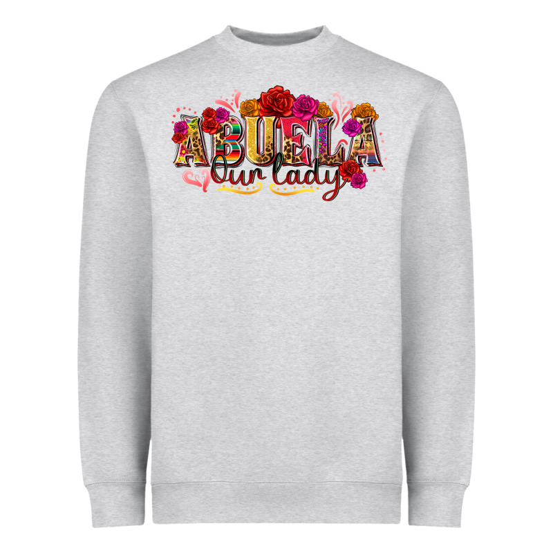 Abuela Our Lady Heavyweight Sweatshirt by texasbilliewilder | Teevron