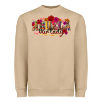 Mushroom Abuela Our Lady Heavyweight Sweatshirt - texasbilliewilder