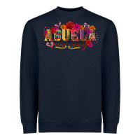 Navy Abuela Our Lady Heavyweight Sweatshirt - texasbilliewilder