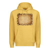 Antique Gold Buralp and Leopard Premium Hoodie - CowCowDesign