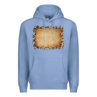 Colony Blue Buralp and Leopard Premium Hoodie - CowCowDesign