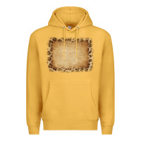 Mustard Buralp and Leopard Premium Hoodie - CowCowDesign