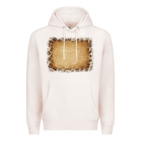 Pale Pink Buralp and Leopard Premium Hoodie - CowCowDesign