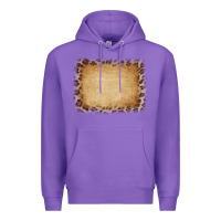 Purple Buralp and Leopard Premium Hoodie - CowCowDesign
