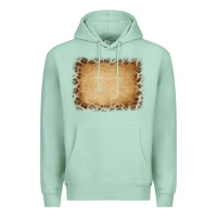 Seafoam Buralp and Leopard Premium Hoodie - CowCowDesign