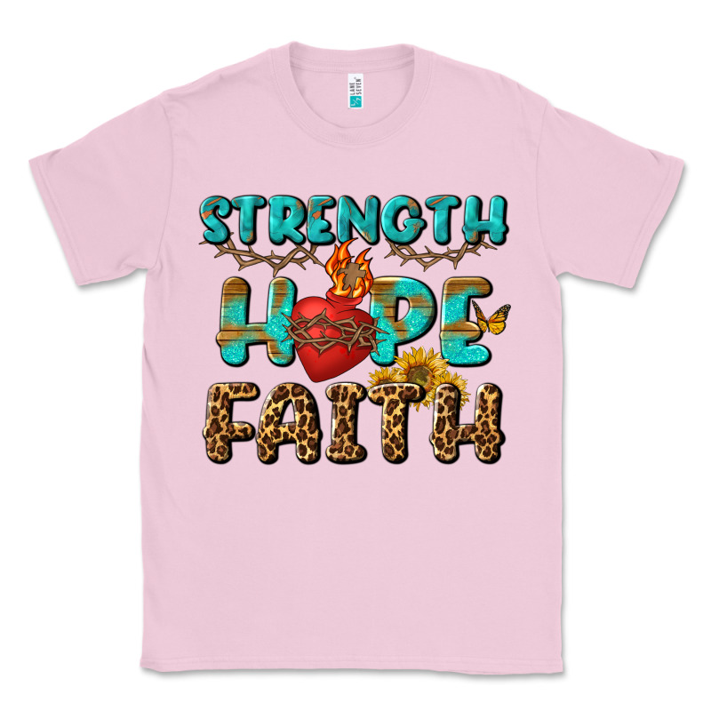 Strength Hope Faith Classic Tee by BundleAndBundleShop | Teevron