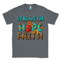 Charcoal Heather Strength Hope Faith Classic Tee - BundleAndBundleShop