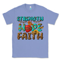 Colony Blue Strength Hope Faith Classic Tee - BundleAndBundleShop