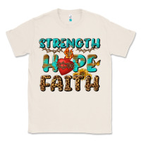 Natural Strength Hope Faith Classic Tee - BundleAndBundleShop