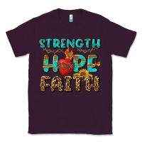Plum Strength Hope Faith Classic Tee - BundleAndBundleShop