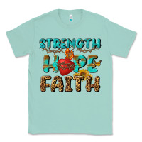 Seafoam Strength Hope Faith Classic Tee - BundleAndBundleShop