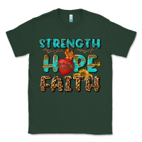 Sports Green Strength Hope Faith Classic Tee - BundleAndBundleShop