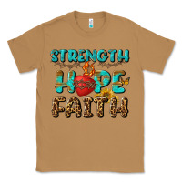 Toasted Coconut Strength Hope Faith Classic Tee - BundleAndBundleShop
