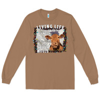 Toasted Coconut Between Jesus Take The Wheel I Wish A Heifer Would Long Sleeve Tee - Bettercallsaul