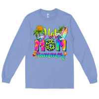 Colony Blue mom summer Long Sleeve Tee - RanaPortraitStore