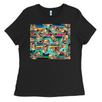 Black Western Teacher Pencil Ladies Tee - LillyAllenDesigns