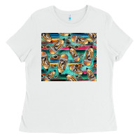White Western Teacher Pencil Ladies Tee - LillyAllenDesigns