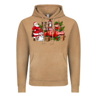 Vintage Camel Santa Snowman Reindeer Penguin Elf Christmas Truck Vintage Hoodie - BundleAndBundleShop