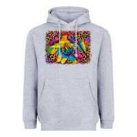 Heather Grey lgbtq background Heavyweight Hoodie - FaDigitalArtStudio