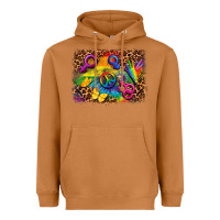 Meerkat lgbtq background Heavyweight Hoodie - FaDigitalArtStudio