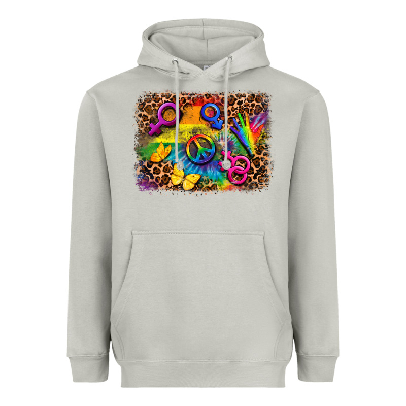 Lgbtq Background Heavyweight Hoodie by FaDigitalArtStudio | Teevron