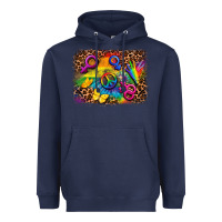 Navy lgbtq background Heavyweight Hoodie - FaDigitalArtStudio