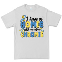 Dove Grey i have homie with an extra chromie Premium Tee - MaliasSmallBusiness
