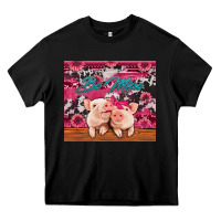 Black be mine valentine's day pigs Heavy Core Tee - Jasminsmagicworld
