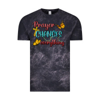 Cloud Black Prayer Changes Everything Vintage Tee - BundleAndBundleShop