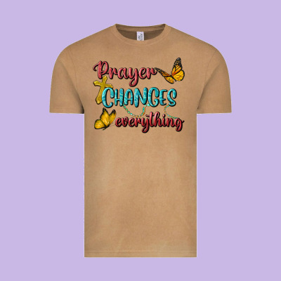 Prayer Changes Everything Vintage Tee Designed By Bundleandbundleshop