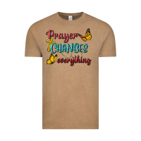Vintage Coffee Prayer Changes Everything Vintage Tee - BundleAndBundleShop