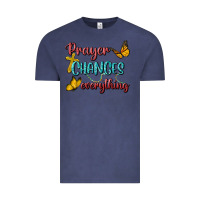 Vintage Denim Prayer Changes Everything Vintage Tee - BundleAndBundleShop