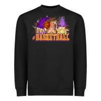 Black Basketball gnomes Heavyweight Sweatshirt - NancyCooperArtShop
