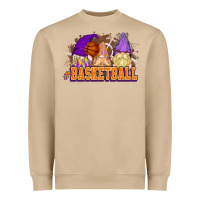 Mushroom Basketball gnomes Heavyweight Sweatshirt - NancyCooperArtShop