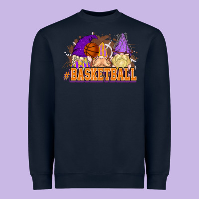 Basketball Gnomes Heavyweight Sweatshirt Designed By Nancycooperartshop