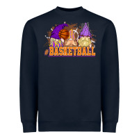 Navy Basketball gnomes Heavyweight Sweatshirt - NancyCooperArtShop