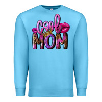 Ocean Blue Cool mom Mother's Day Premium Sweatshirt - FaDigitalArtStudio