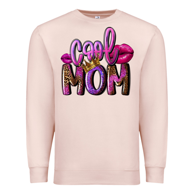 Cool Mom Mother's Day Premium Sweatshirt by FaDigitalArtStudio | Teevron