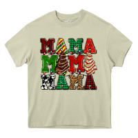 Mossy mama mama mama with christmas lights and christmas tree cakes Heavy Core Tee - AdoDesignShop