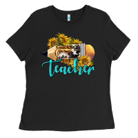 Black Western Teacher Pencil Ladies Tee - LillyAllenDesigns