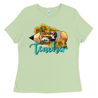 Matcha Western Teacher Pencil Ladies Tee - LillyAllenDesigns