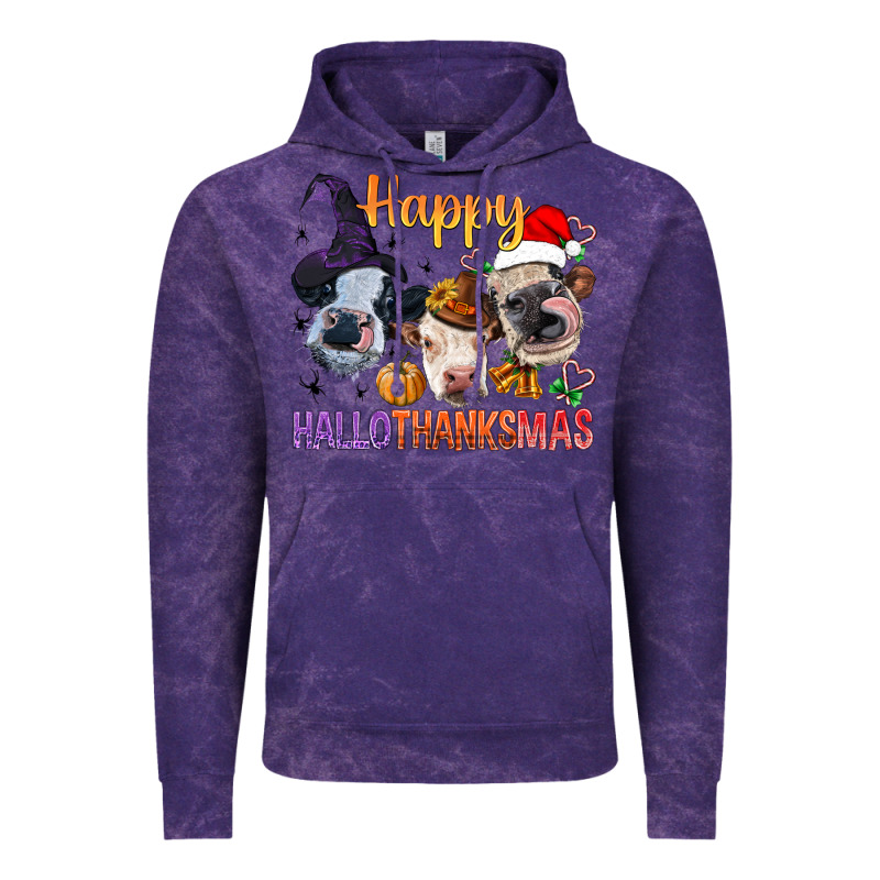 Happy Hallothanksmas Cows Vintage Hoodie by BundleAndBundleShop | Teevron